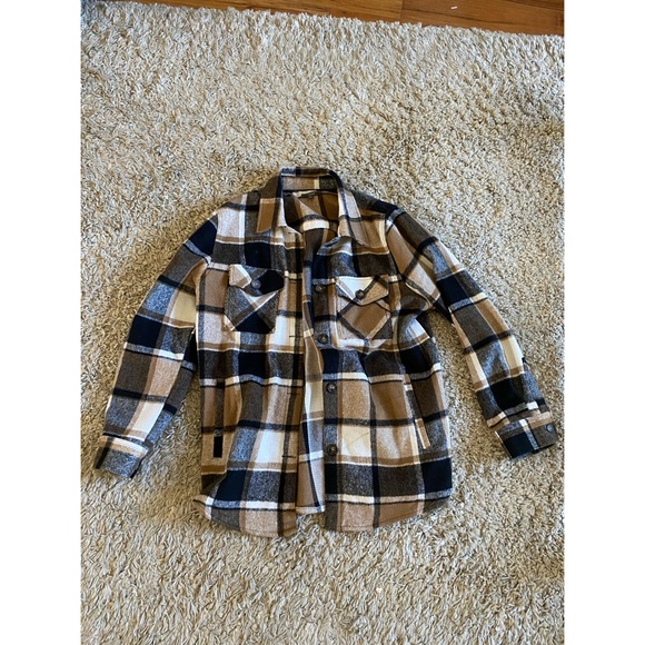 Plaid Shacket - Picture 1 of 2